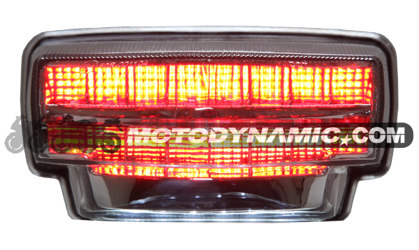 2007-2012 Honda CBR-600RR Sequential LED Tail Lights Clear