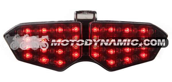 2003-2005 Yamaha YZF R6 / 2006-2009 R6S Sequential LED Tail Lights Smoke