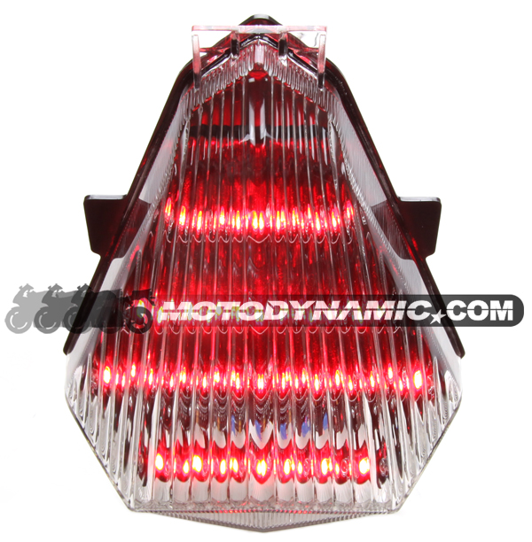 2006-2007 Yamaha YZF R6 Sequential LED Tail Lights Clear