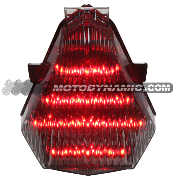 2006-2007 Yamaha YZF R6 Sequential LED Tail Lights Smoked