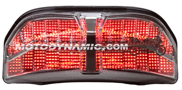 2006-2012 Yamaha FZ1 Sequential LED Tail Lights Clear