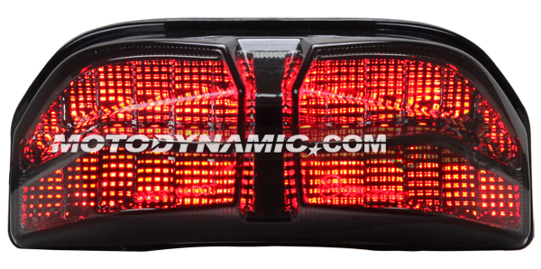 2006-2012 Yamaha FZ1 Sequential LED Tail Lights Smoked