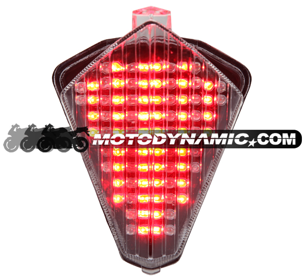 2007-2008 Yamaha YZF R1 Sequential LED Tail Lights Clear