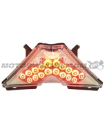 2009 2010 2011 2012 2013 2014 2015 2016 2017 2018  2019 2020 Aprilia RSV4 RR 1100 RF Factory Tuono Integrated Sequential LED Tail Light Clear