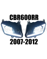 Honda CBR600RR CBR 600RR 2007-2012 Full LED Projection Projector Head Light Assembly with DRL