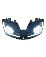 2013-2017 Kawasaki Ninja 300 13-18 ZX6R 636 Full LED Projection Head Light Assembly with DRL