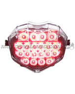 2020 2021 2022 2023 Triumph Street Triple R 765 LED Tail Light with Integrated Alternating Sequential LED Signals in Clear Lens