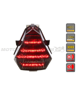 2008-2016 Yamaha YZF R6 Sequential LED Tail Lights Smoke