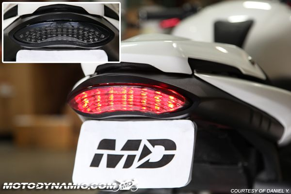 2011 2012 Triumph Speed Triple LED Tail Light Sequential Smoke