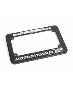 Motodynamic license plate frame