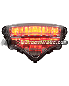 2003-2009 Yamaha FZ6 Sequential LED Tail Lights Clear